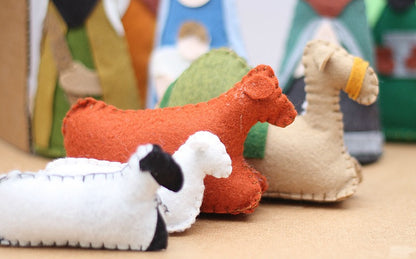 DIGITAL COPY: Felt Nativity Set Pattern and Instructions