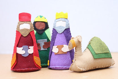 DIGITAL COPY: Felt Nativity Set Pattern and Instructions