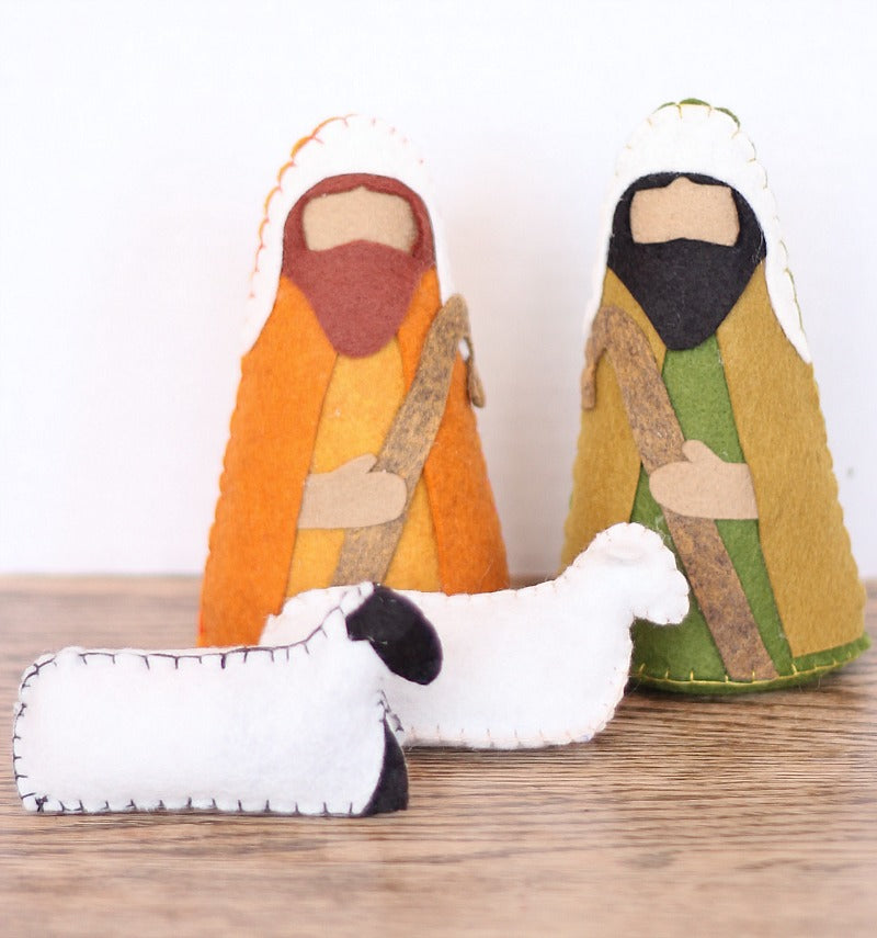 DIGITAL COPY: Felt Nativity Set Pattern and Instructions