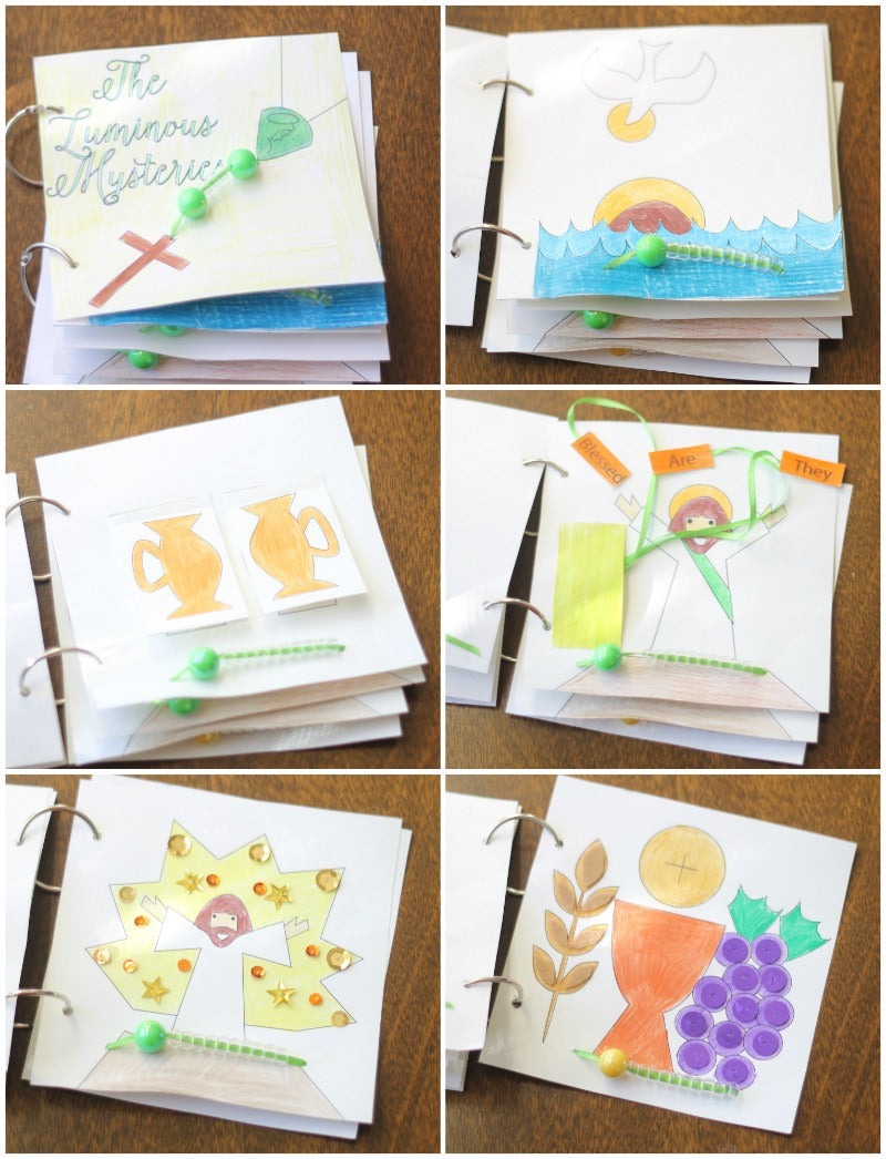 DIGITAL COPY: Printable Rosary Quiet Book