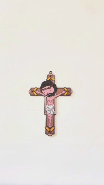 Catholic Sprouts Wall Crucifix